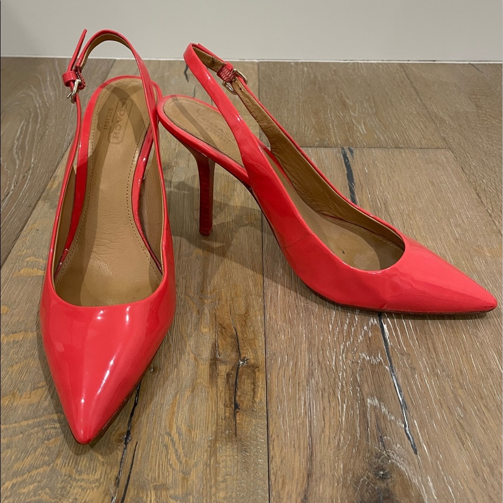 Pre-loved Coach Slingback Heels💕